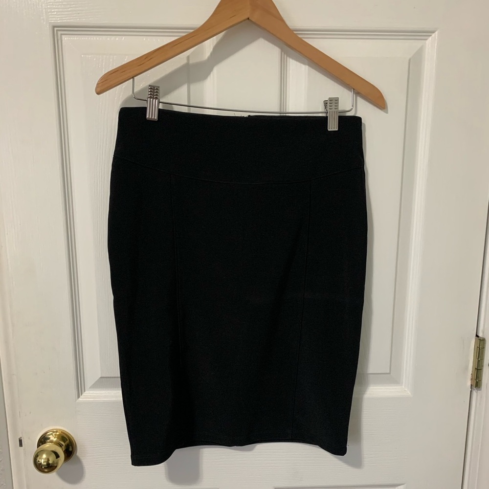 Black pencil skirt